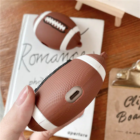 3D Football Silicone Case for AirPods Pro 2/3
